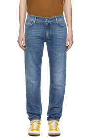 Acne Studios - Blue Blå Konst Mid North Jeans
