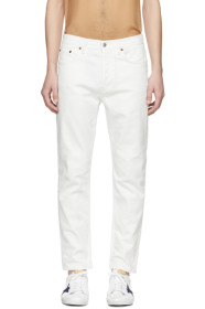 Acne Studios - White Blå Konst River Jeans
