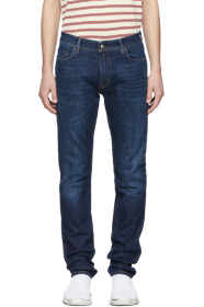 Acne Studios - Blue Blå Konst Dark North Jeans