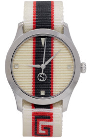 Gucci - White G-Timeless Logo Watch