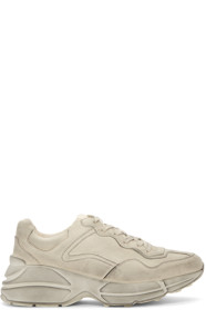 Gucci - White Rhyton Sneakers