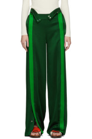 Valentino - Green Crepe Lounge Pants