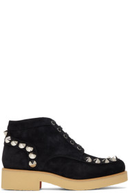 Christian Louboutin - Bottes noires Yannick Flat