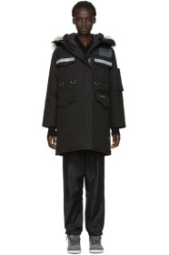 Canada Goose - 黑色 Resolute 羽绒派克大衣