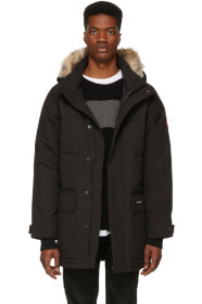 Canada Goose - Parka en duvet noire Emory