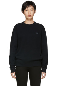 Acne Studios - Pull noir Nalon Face