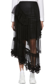 Moncler Genius - 4 Moncler Simone Rocha Black Tulle Skirt