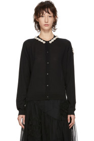 Moncler Genius - 4 Moncler Simone Rocha Black Cashmere Cardigan