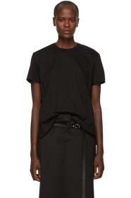 Moncler Genius - 6 Moncler Noir Kei Ninomiya ブラック レースアップ T シャツ
