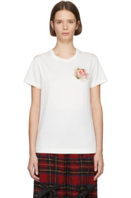 Moncler Genius - 4 Moncler Simone Rocha ホワイト パッチ T シャツ