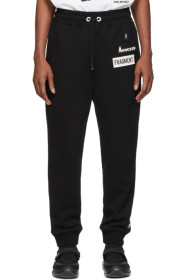 Moncler Genius - 7 Moncler Fragment Hiroshi Fujiwara Black Logo Casual Lounge Pants