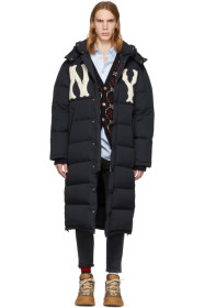 Gucci - Black NY Yankees Edition Down Puffer Coat