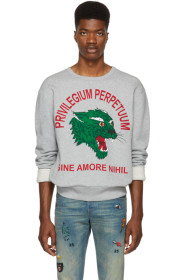 Gucci - グレー Privilegium Perfectuum スウェットシャツ