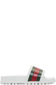 Gucci - Sandales blanches Treck