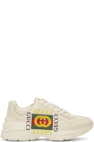 Gucci - Off-White Box Logo Ryhton Sneakers