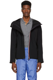 Moncler Grenoble - Black Plair Technique Wind Stopper Zip-Up Jacket