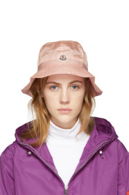 Moncler - Pink Logo Bucket Hat
