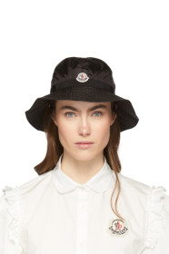 Moncler - Black Logo Bucket Hat