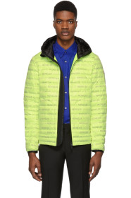 Moncler - Blouson en duvet jaune Dun