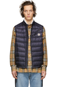Moncler - 海军蓝 Arv 羽绒马甲
