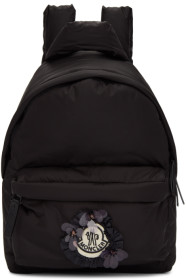Moncler Genius - 4 Moncler Simone Rocha Black Ruffle Logo Backpack