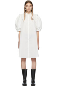 Moncler Genius - 4 Moncler Simone Rocha White Shirt Dress