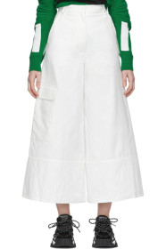 Moncler Genius - Pantalon à jambe ample blanc 2 Moncler 1952