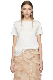 Moncler Genius - 4 Moncler Simone Rocha 白色徽标 T 恤