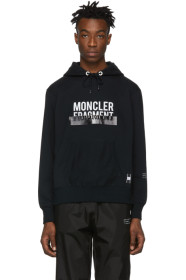 Moncler Genius - 7 Moncler Hiroshi Fujiwara Black Logo Hoodie