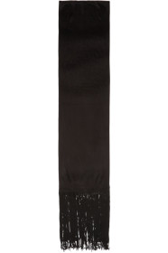 Random Identities - Black Fringed Scarf