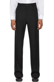 Random Identities - Black High-Rise Five-Pocket Trousers