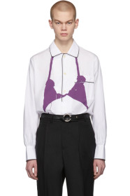 Random Identities - White & Purple PJ Bra Shirt