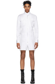 Random Identities - White Romper Shirt
