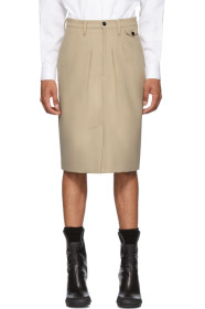 Random Identities - Beige Chinos Skirt