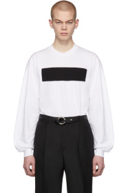 Random Identities - White & Black Anti Logo Long Sleeve T-Shirt