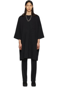 Random Identities - Black Oversized Cut-Out T-Shirt