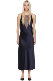 Marina Moscone - Navy Gia Slip Dress
