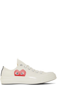 Comme des Garçons Play - 灰白色 Converse 版 Chuck 70 半心形运动鞋