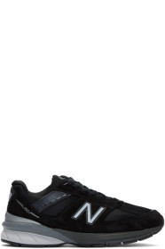 New Balance - ブラック & シルバー US Made 990 v5 スニーカー