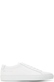 Common Projects - White Original Achilles Low Sneakers