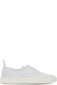 Common Projects - Baskets en nubuck blanches Four Hole Low