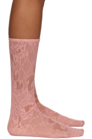 Gucci - Chaussettes roses Blossom GG