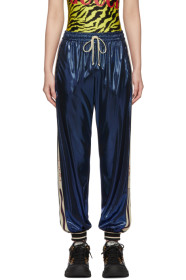 Gucci - Blue Laminated Lounge Pants