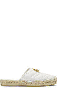 Gucci - White Charlotte Slip-On Espadrilles