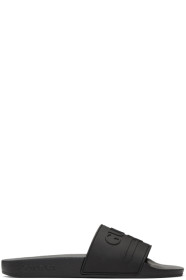 Gucci - Black Pursuit Pool Slides