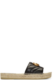 Gucci - Sandales noires Charlotte Espadrille