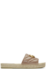 Gucci - Pink Charlotte Espadrille Sandals