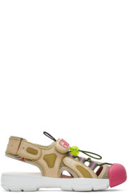 Gucci - Beige Tinsel Sandals