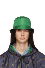Gucci - Reversible Green Nylon Bucket Hat