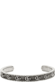 Gucci - Silver GG Cuff Bracelet